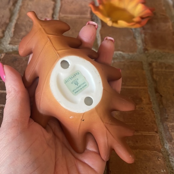 PartyLite Whispering Leaves Tealight Trio - Picture 5 of 7